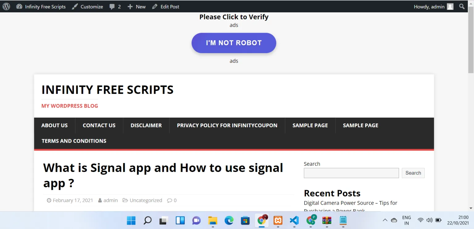 WP SAFEHIDED WORDPRESS GET LINK SCRIPT