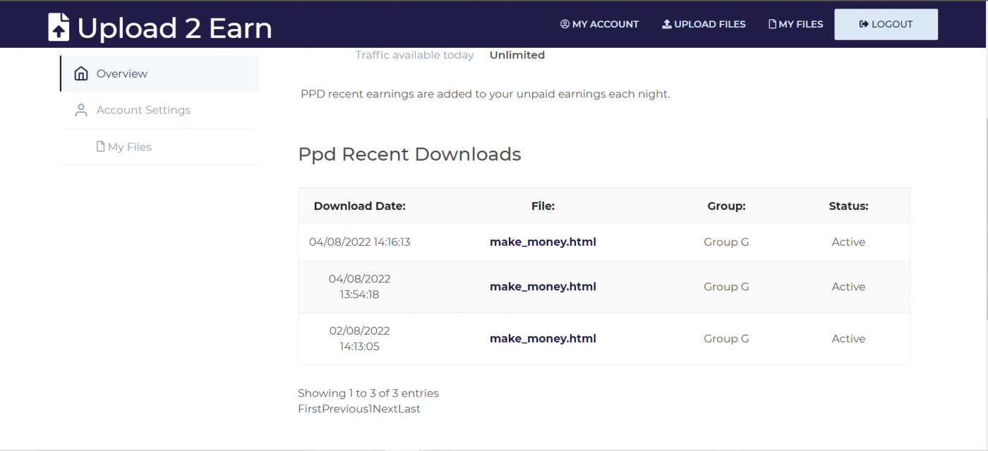 PPD Website Theme for Yetishare Script - MYDIGITALCART