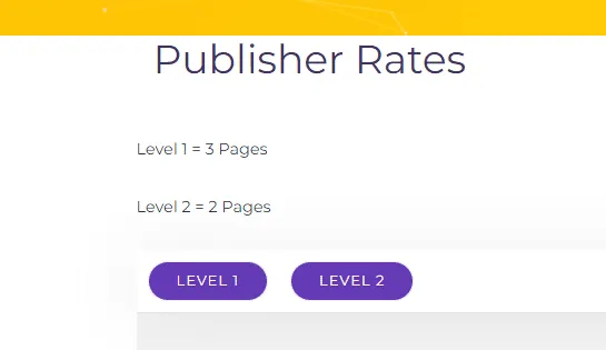 Adlinkfly Level System To add Different CPM as Per Pages