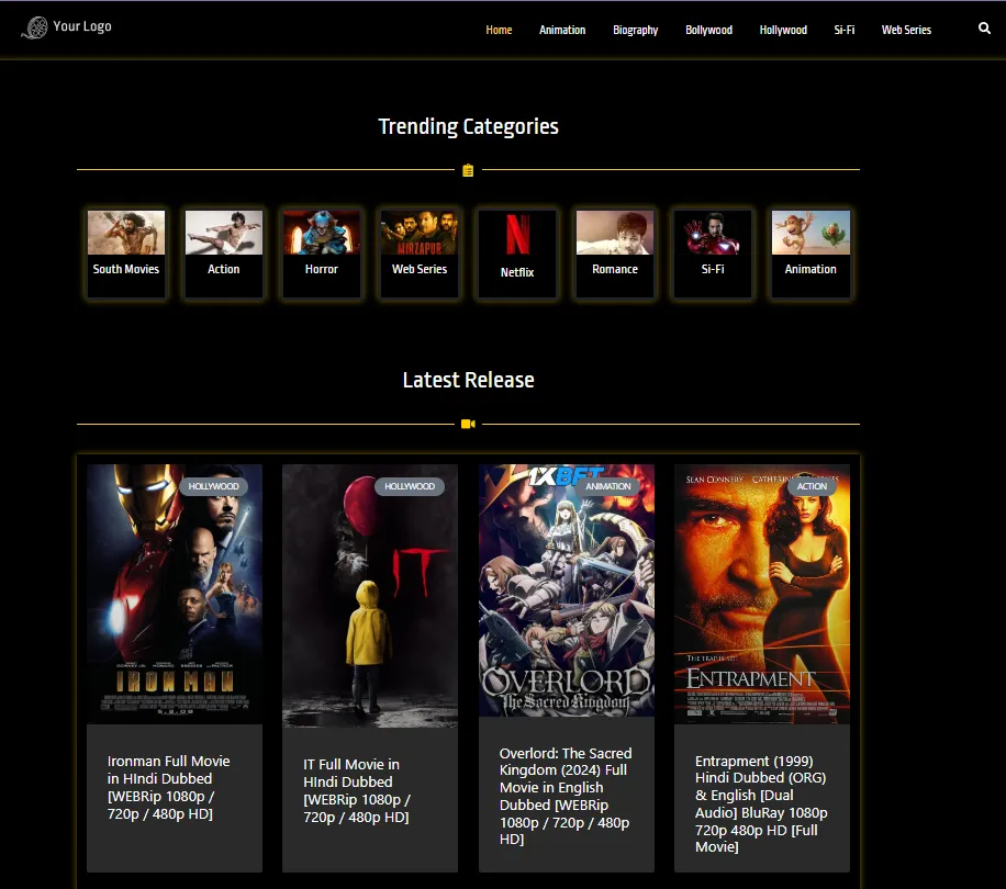 Movies Points WordPress Elementor Theme